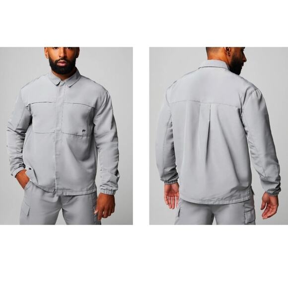 New FABLETICS The Outpost Jacket Men’s Shadow Grey - Picture 1 of 10